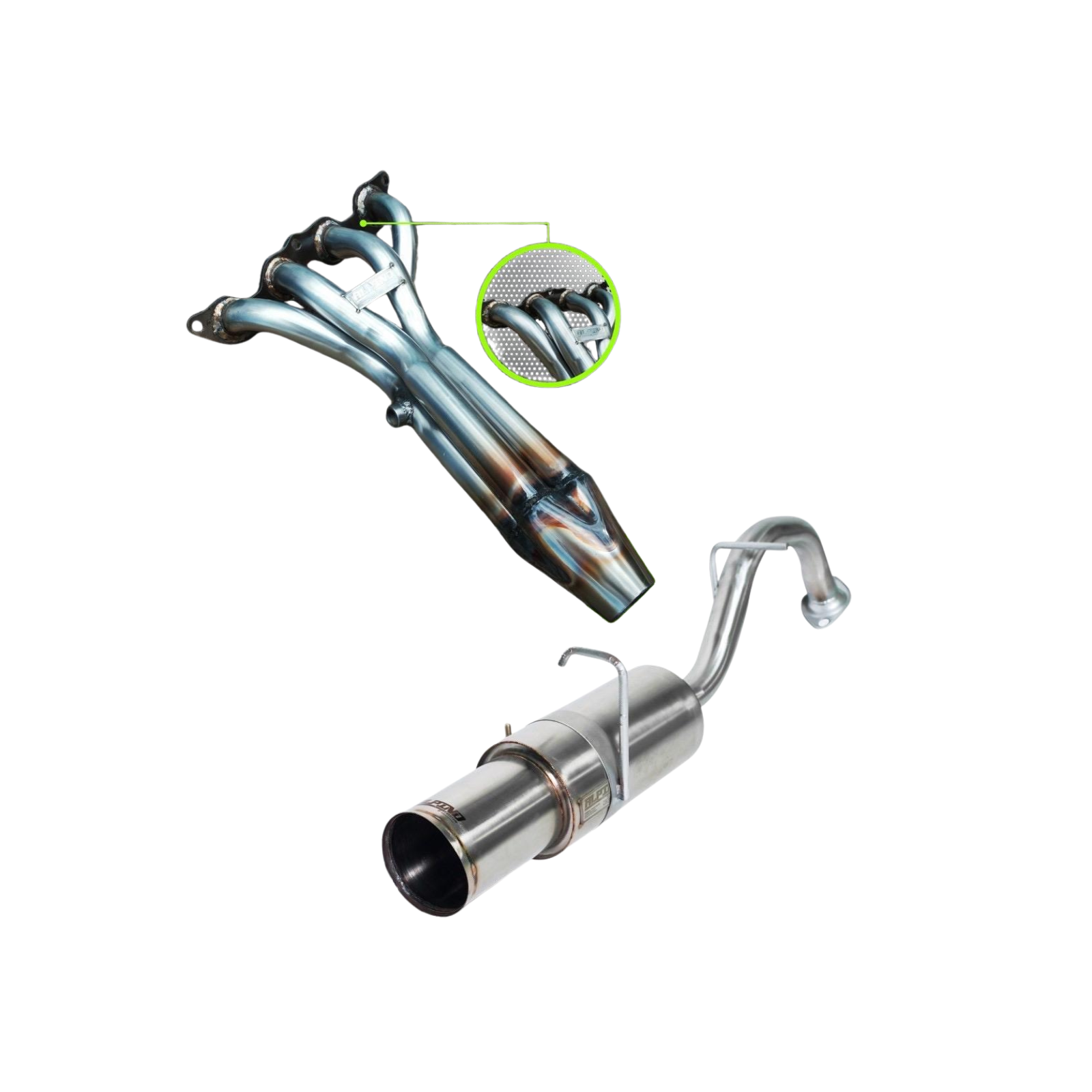 Header Toyota Yaris 1NZ + Muffler F02 V2